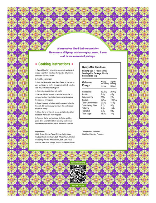 Nyonyalite Mee Siam Paste - Nyonyalite
